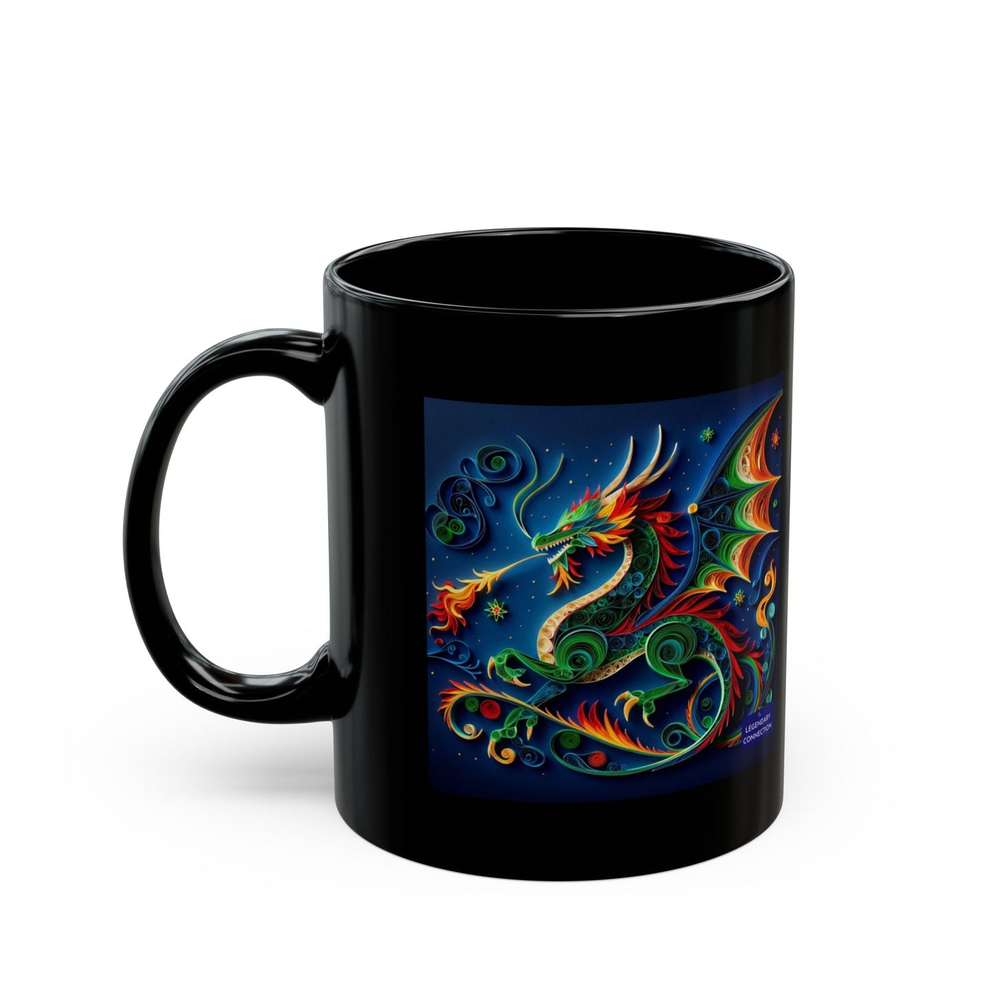 Fighting Dragons Coffee Mug - Sip Coffee, Share Tales, and Strengthen Bonds - The Legendary Connection