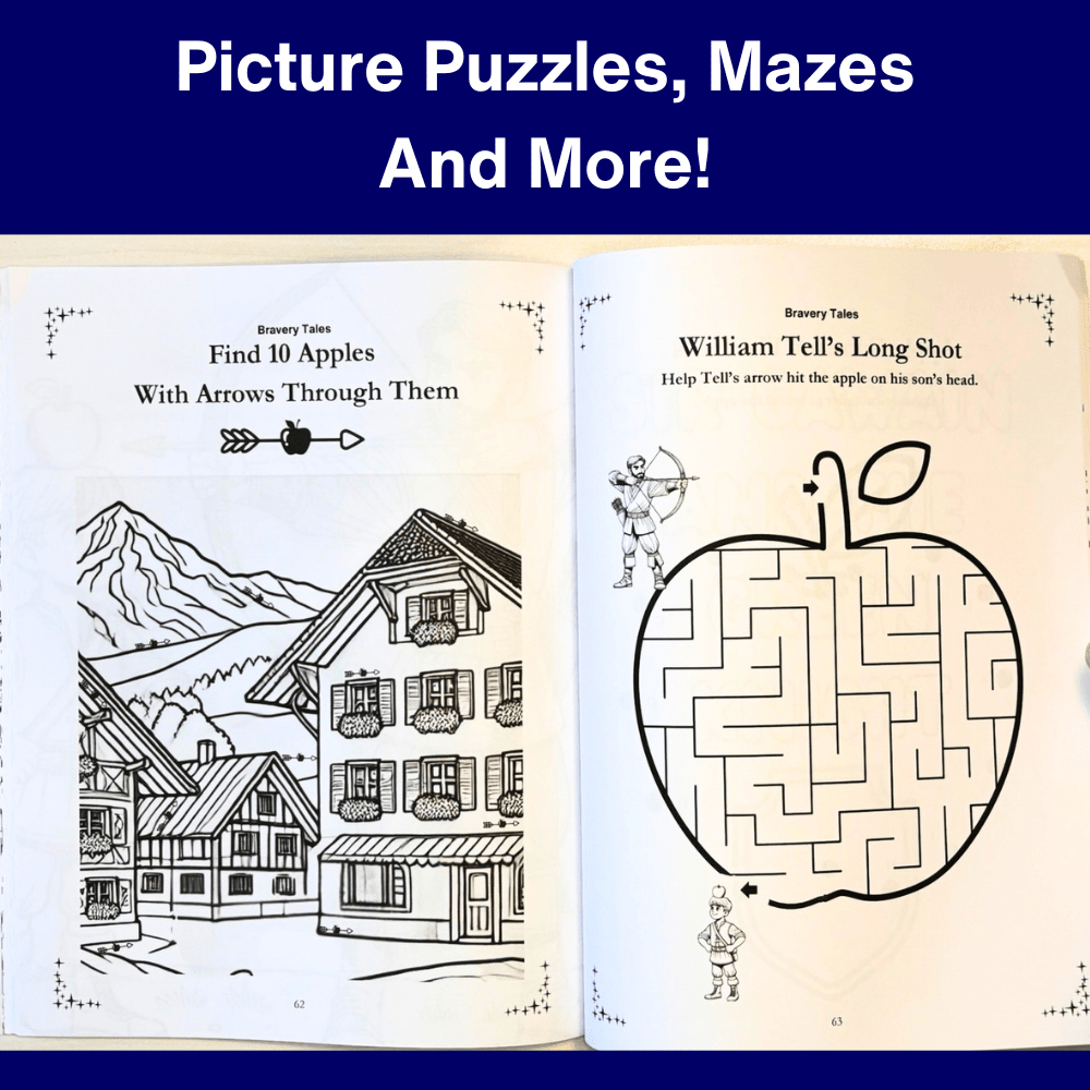 Honesty & Bravery: Tales Worth Telling Activity Book - The Legendary Connection