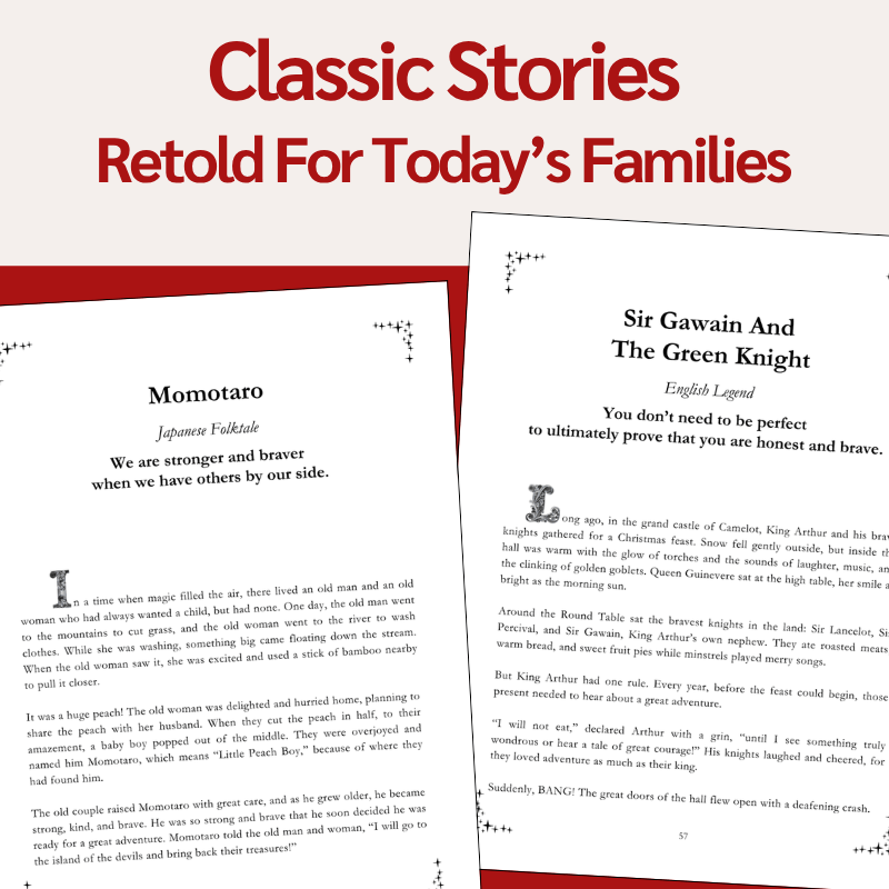 Once Upon A Virtue: Tales of Bravery – Printable Story & Activity Pack for Kids - The Legendary Connection