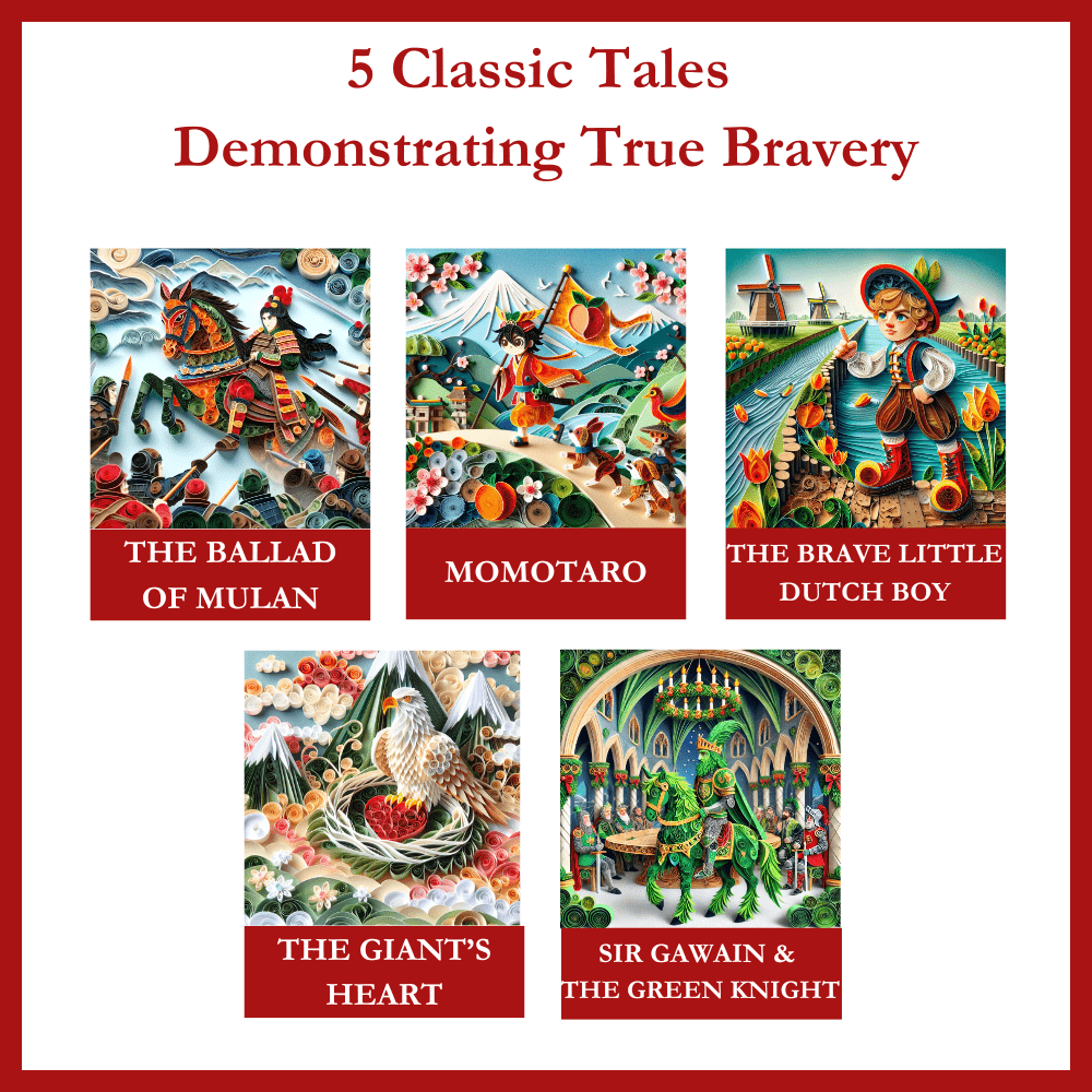 Once Upon A Virtue: Tales of Bravery – Printable Story & Activity Pack for Kids - The Legendary Connection