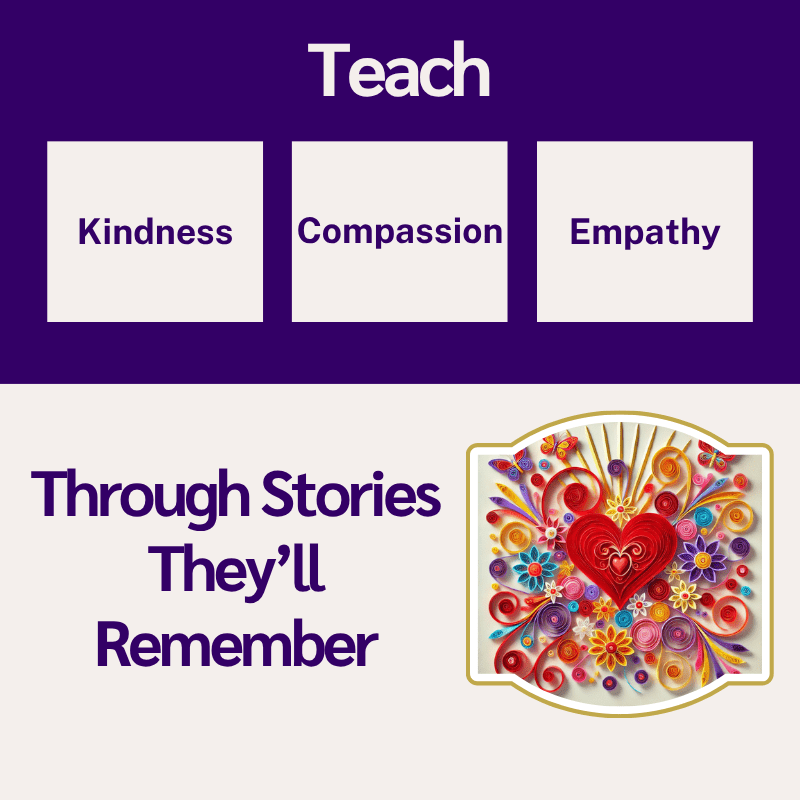 Once Upon A Virtue: Tales of Caring – 5 Printable Fairy Tales + 30 Activity Pages - The Legendary Connection