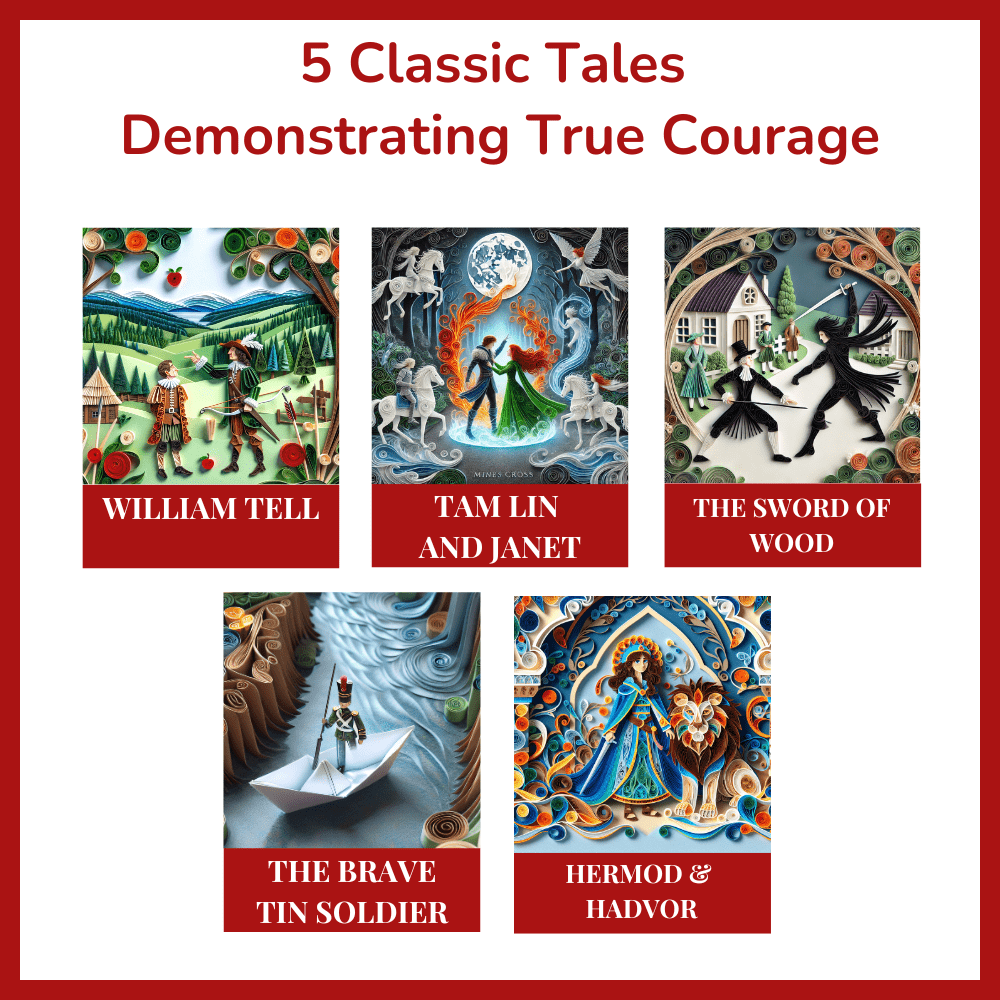 Once Upon A Virtue: Tales of Courage – Printable Story & Activity Pack for Kids - The Legendary Connection