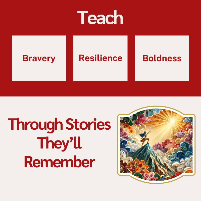 Once Upon A Virtue: Tales of Courage – Printable Story & Activity Pack for Kids - The Legendary Connection