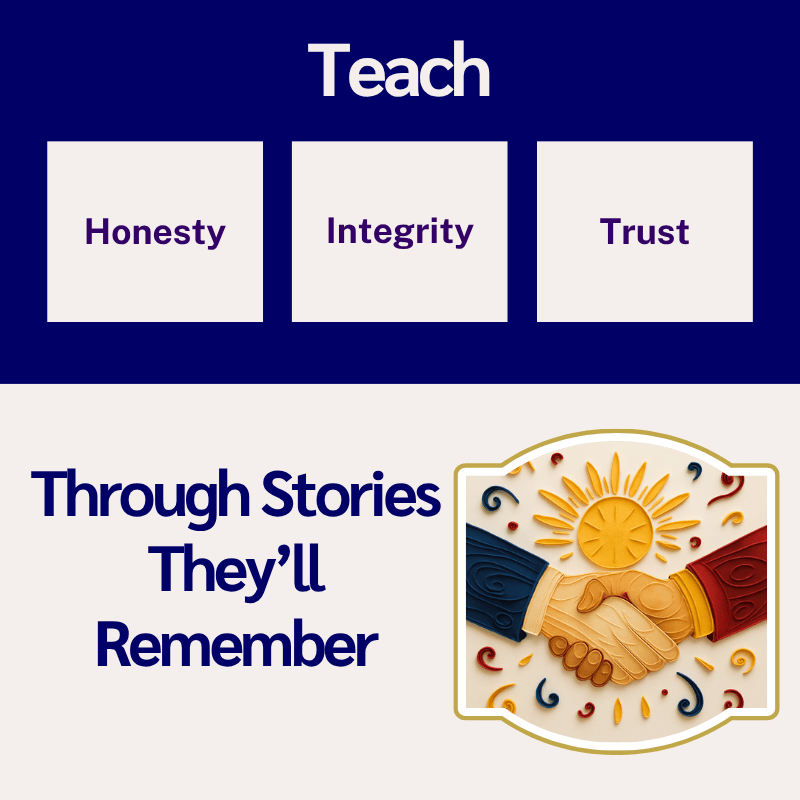 Once Upon A Virtue: Tales of Integrity - 5 Printable Tales + 30 Activity Pages (Digital Download) - The Legendary Connection