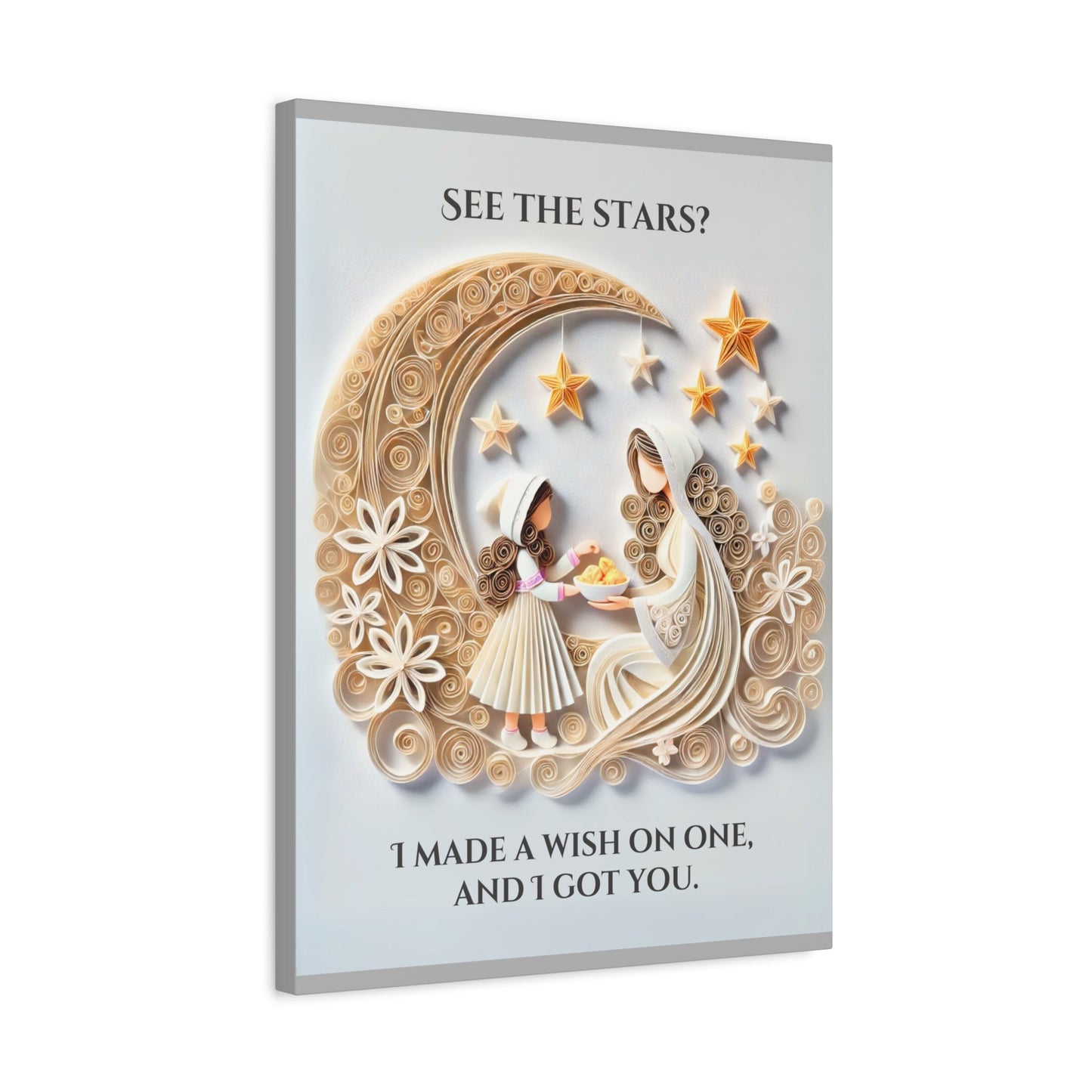 'See the Stars? I Made a Wish On One' - Canvas Art - The Legendary Connection