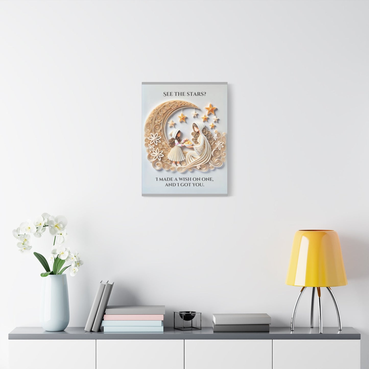 'See the Stars? I Made a Wish On One' - Canvas Art - The Legendary Connection