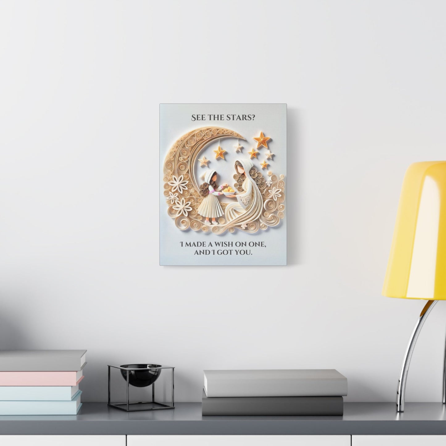 'See the Stars? I Made a Wish On One' - Canvas Art - The Legendary Connection