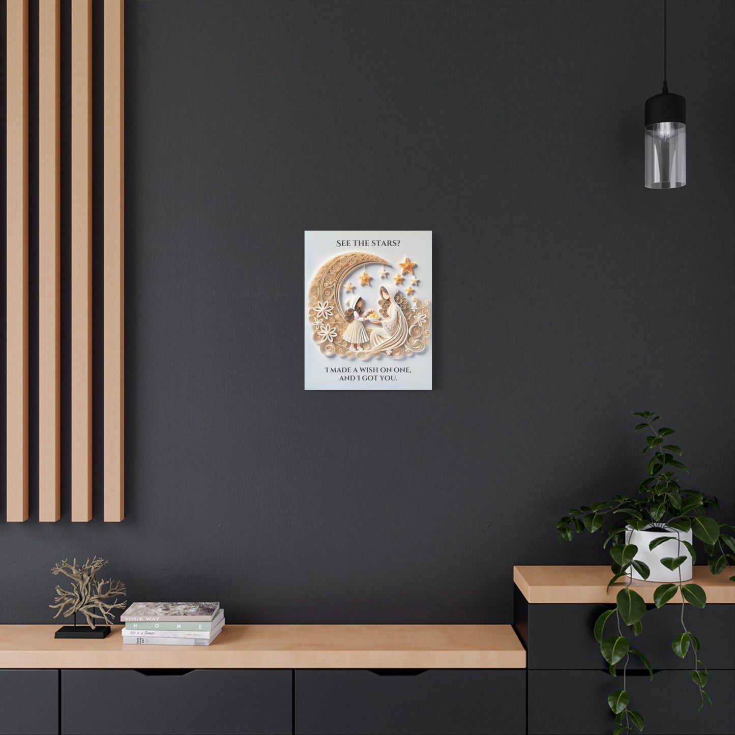 'See the Stars? I Made a Wish On One' - Canvas Art - The Legendary Connection