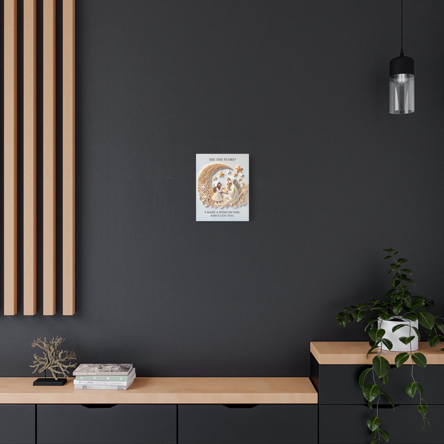 'See the Stars? I Made a Wish On One' - Canvas Art - The Legendary Connection