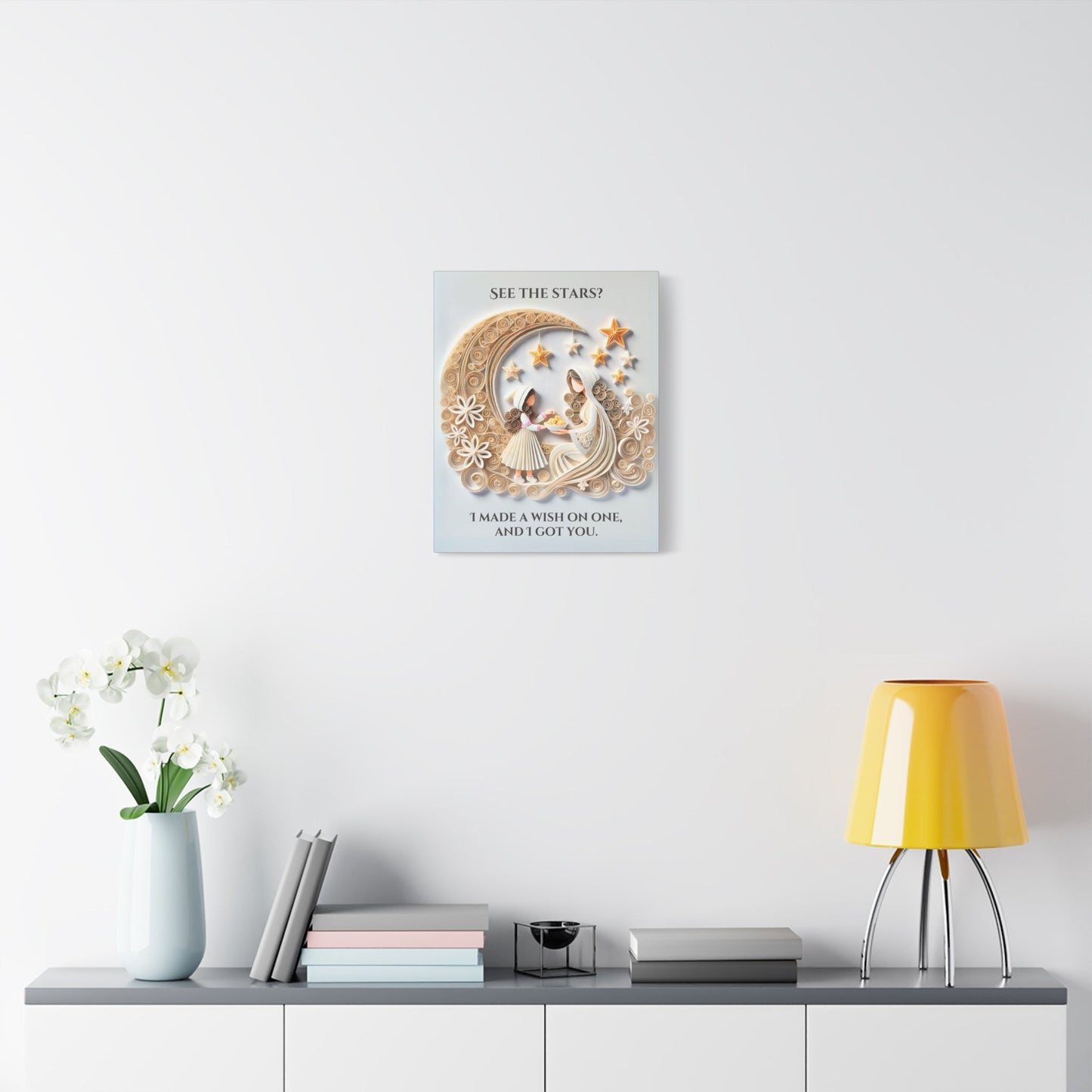 'See the Stars? I Made a Wish On One' - Canvas Art - The Legendary Connection