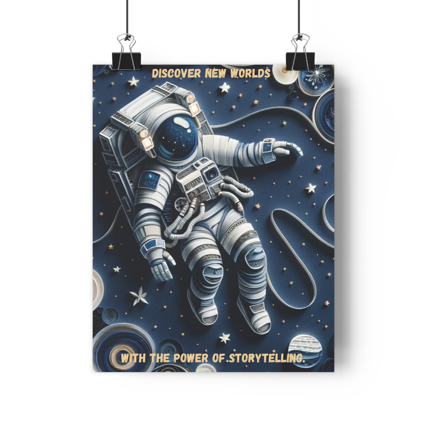 Space Astronaut Poster - The Legendary Connection