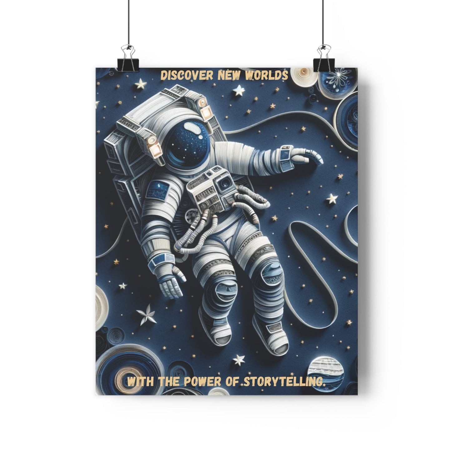 Space Astronaut Poster - The Legendary Connection