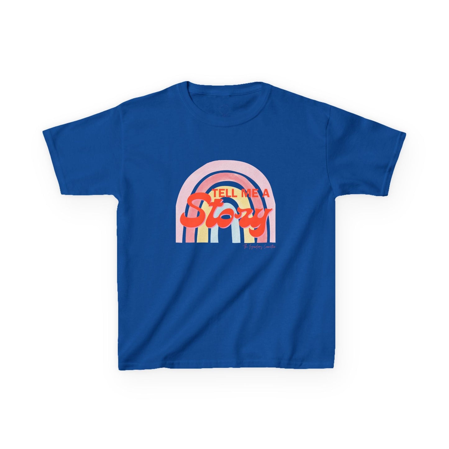 "Tell Me A Story" Kids Rainbow Tee - The Legendary Connection
