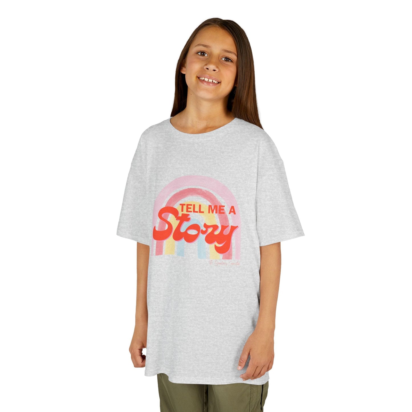 "Tell Me A Story" Kids Rainbow Tee - The Legendary Connection