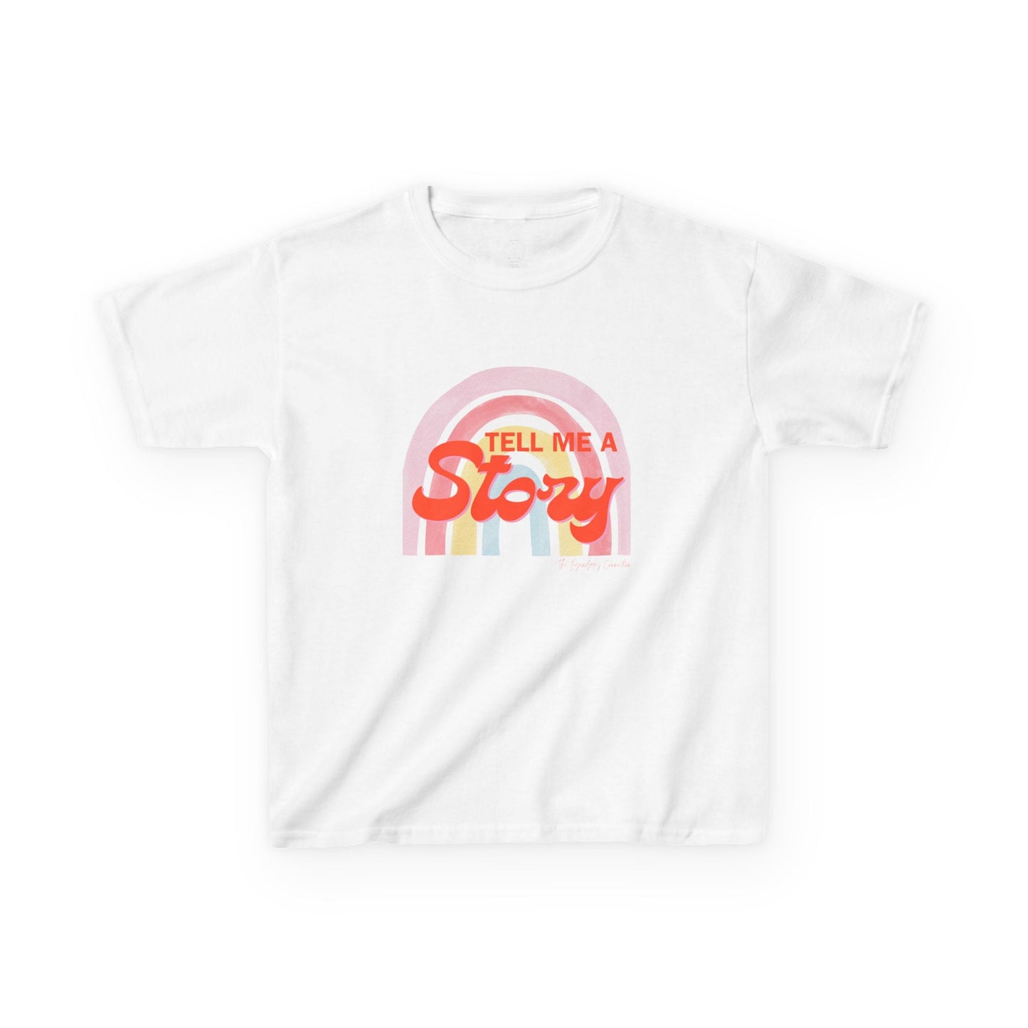 "Tell Me A Story" Kids Rainbow Tee - The Legendary Connection