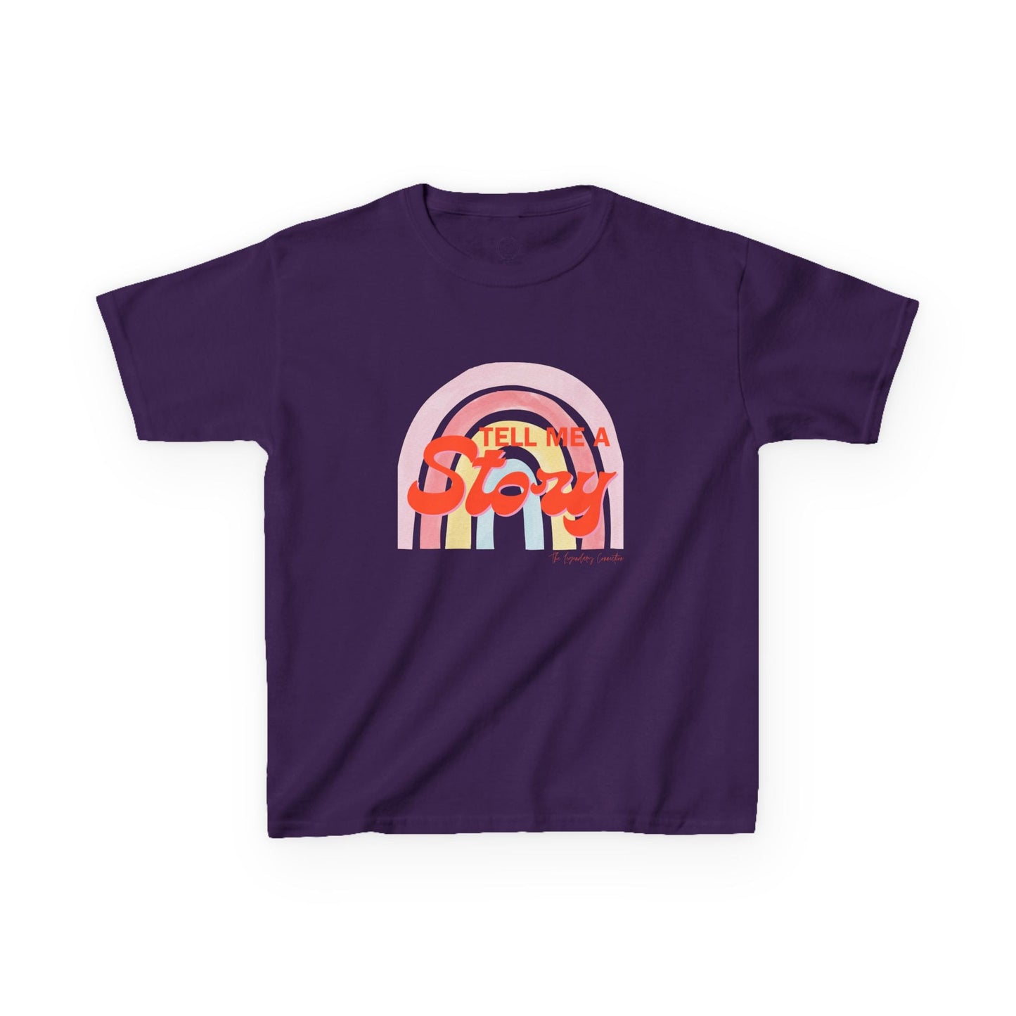 "Tell Me A Story" Kids Rainbow Tee - The Legendary Connection
