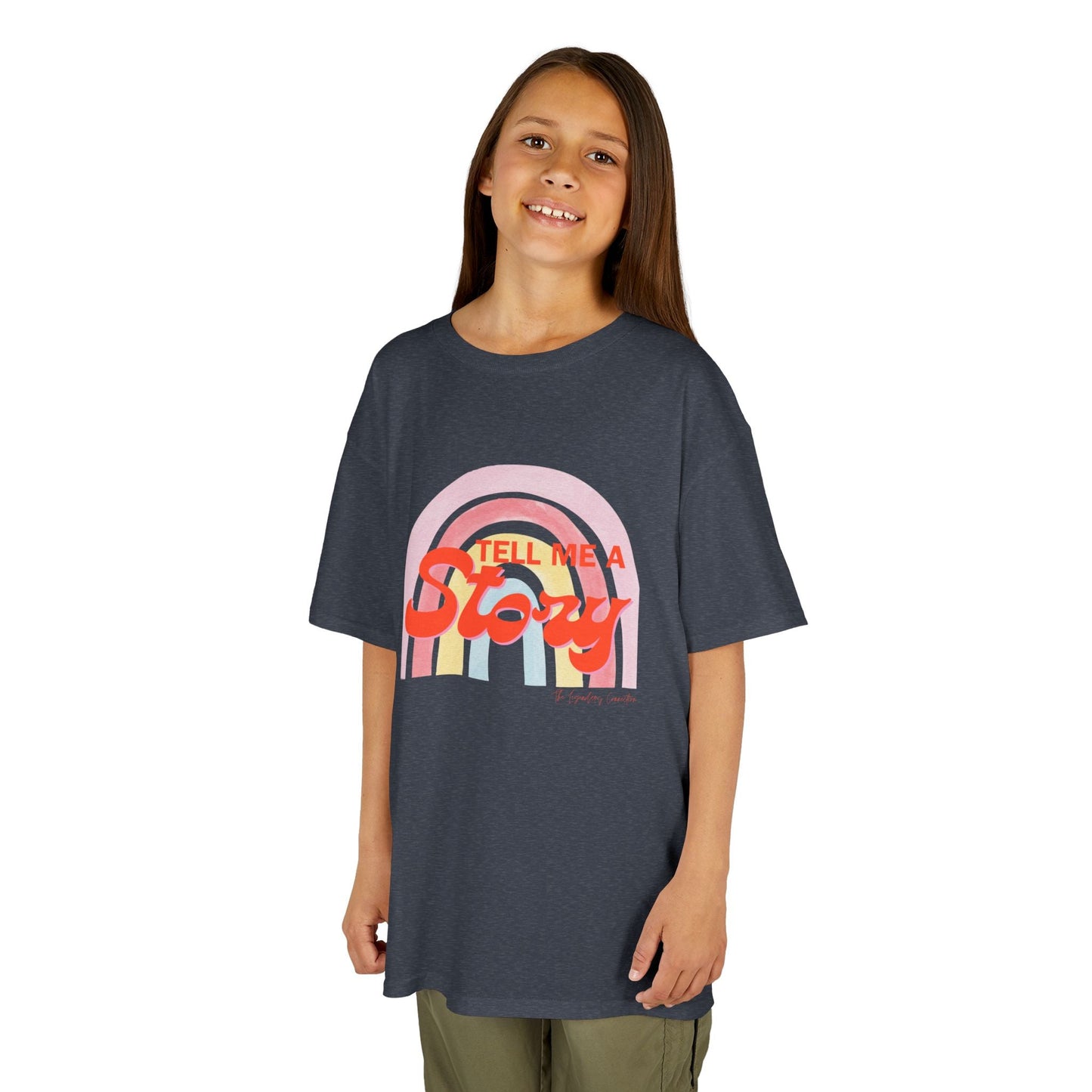 "Tell Me A Story" Kids Rainbow Tee - The Legendary Connection