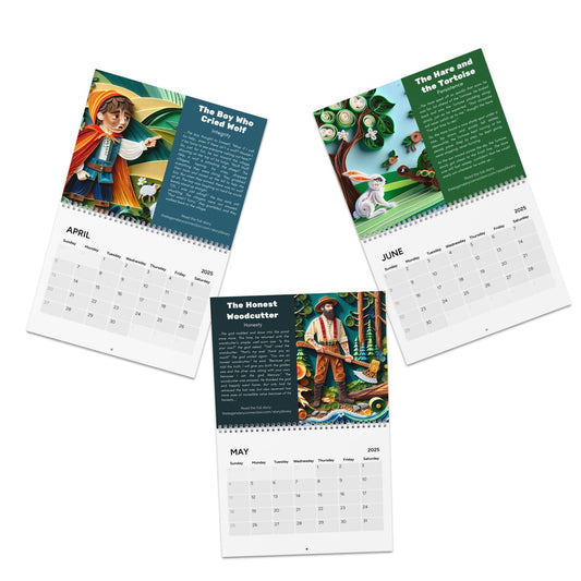 Calendar 2025 - Aesop's Fables - The Legendary Connection