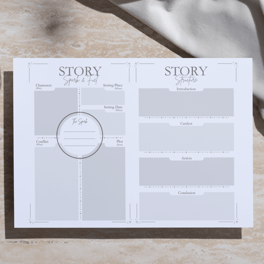 Creating Stories Worth Telling Template, Digital Download Printable PDF - The Legendary Connection
