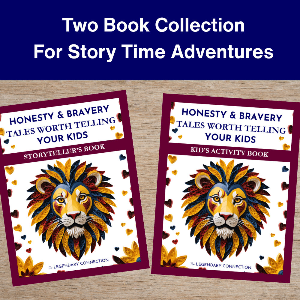 Honesty & Bravery Tales Worth Telling Your Kids – Print Edition Story + Activity Book Set - The Legendary Connection