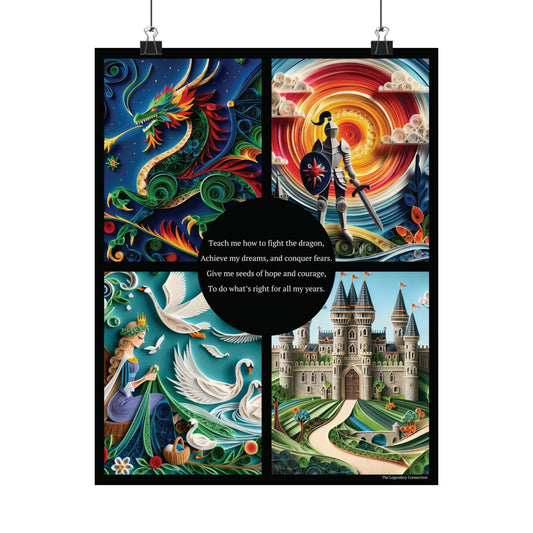 Legendary Connection Fighting Dragons Poster - The Legendary Connection
