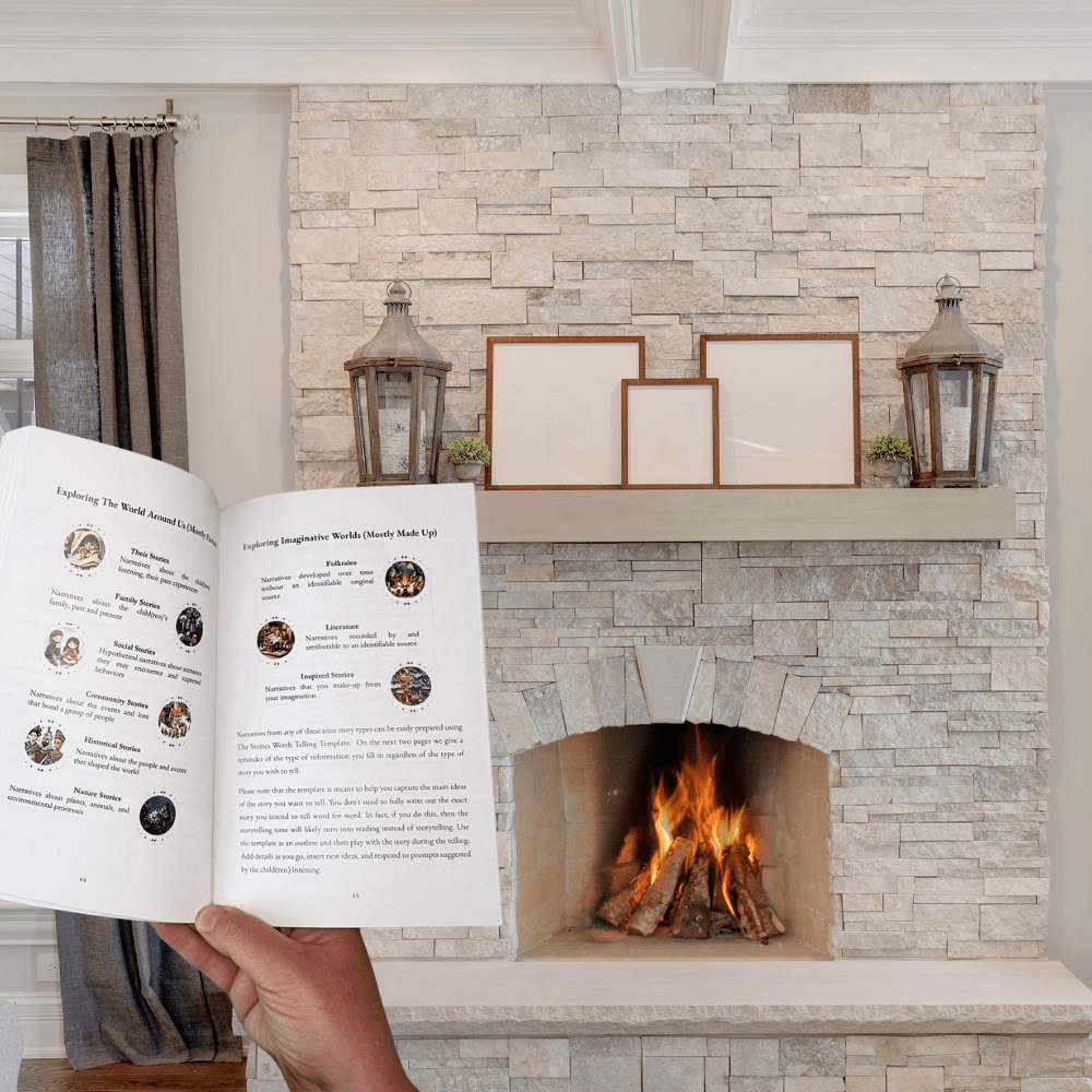 POS Creating Stories Worth Telling Your Kids – Storytelling Guide for Parents & Grandparents (Paperback) - The Legendary Connection
