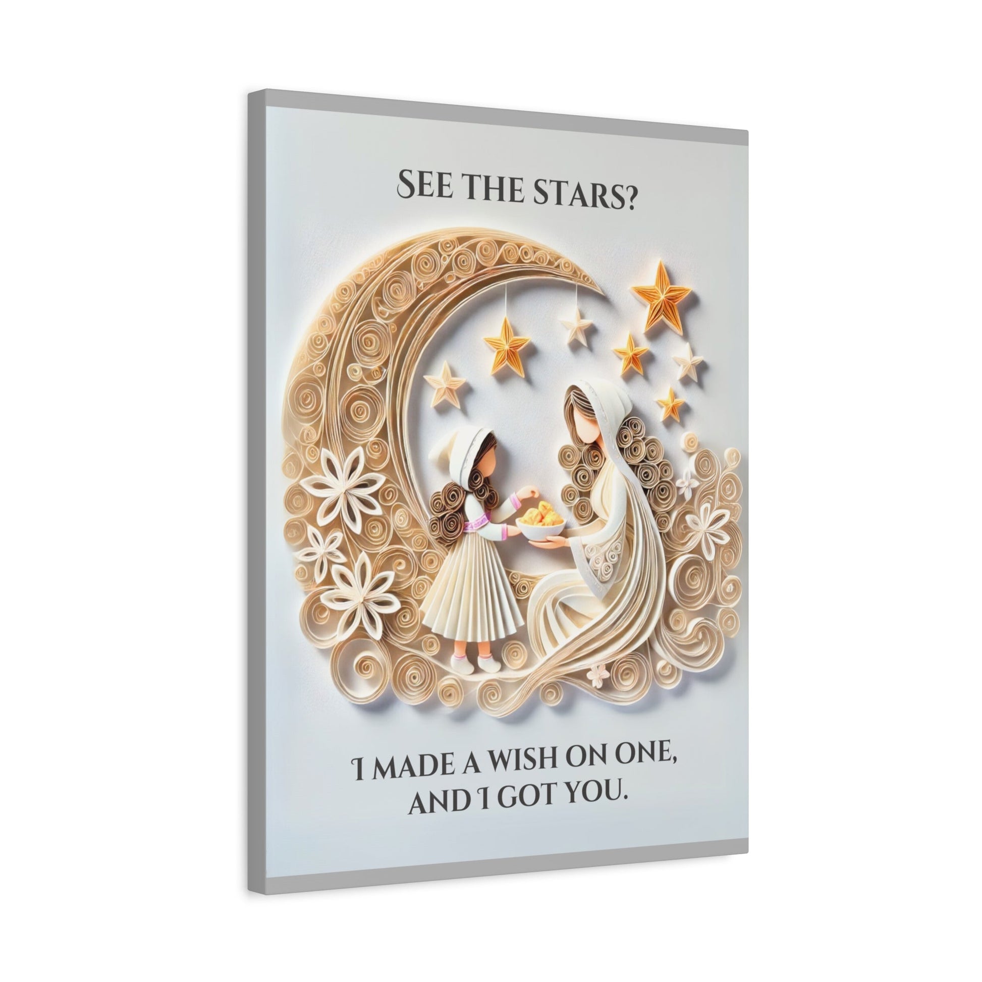 'See the Stars? I Made a Wish On One' - Canvas Art - The Legendary Connection