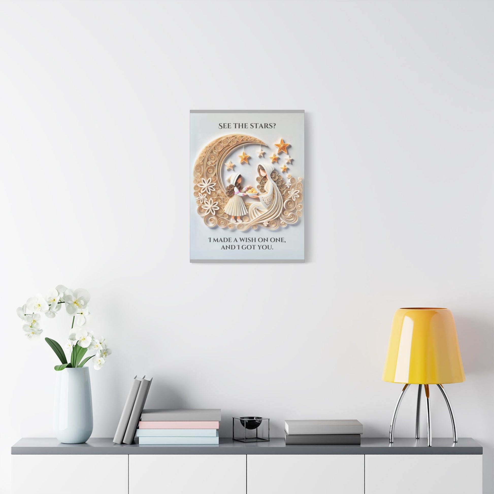 'See the Stars? I Made a Wish On One' - Canvas Art - The Legendary Connection