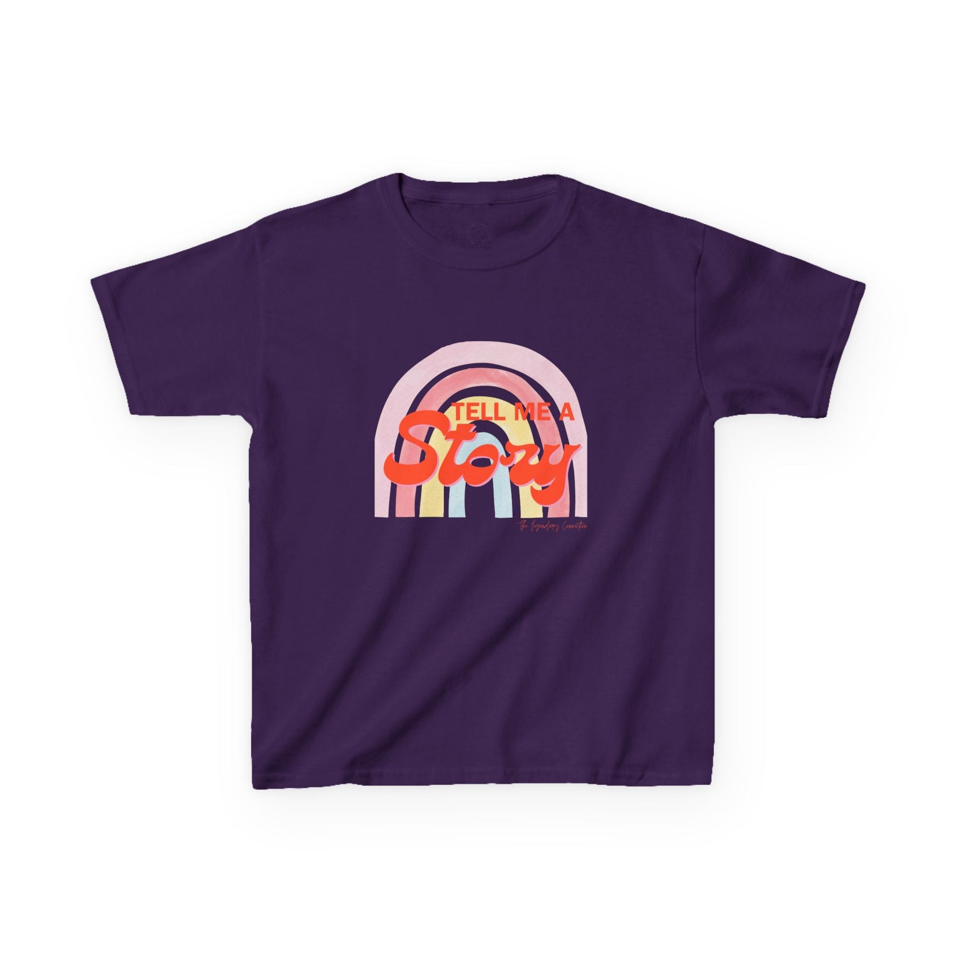 "Tell Me A Story" Kids Rainbow Tee - The Legendary Connection